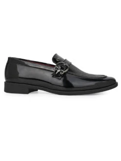 Alberto Torresi Office Edition Black PatentFaux Leather Monk Slip On 801 -Alberto Torresi Sale Store 66801 BLACK PATENT 3
