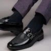 Alberto Torresi Office Edition Black PatentFaux Leather Monk Slip On 801 -Alberto Torresi Sale Store 66801 BLACK PATENT 8