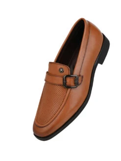 Alberto Torresi Office Edition Tan Faux Leather Monk Slip On 801 -Alberto Torresi Sale Store 66801 TAN 4