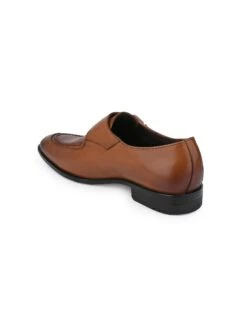 Alberto Torresi Genuine Leather Monk Shoes Dark Brown -Alberto Torresi Sale Store 66924TAN 3