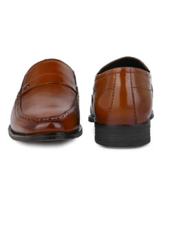 Alberto Torresi Genuine Leather Tan Slipon Formal Shoes -Alberto Torresi Sale Store 66925 TAN 5