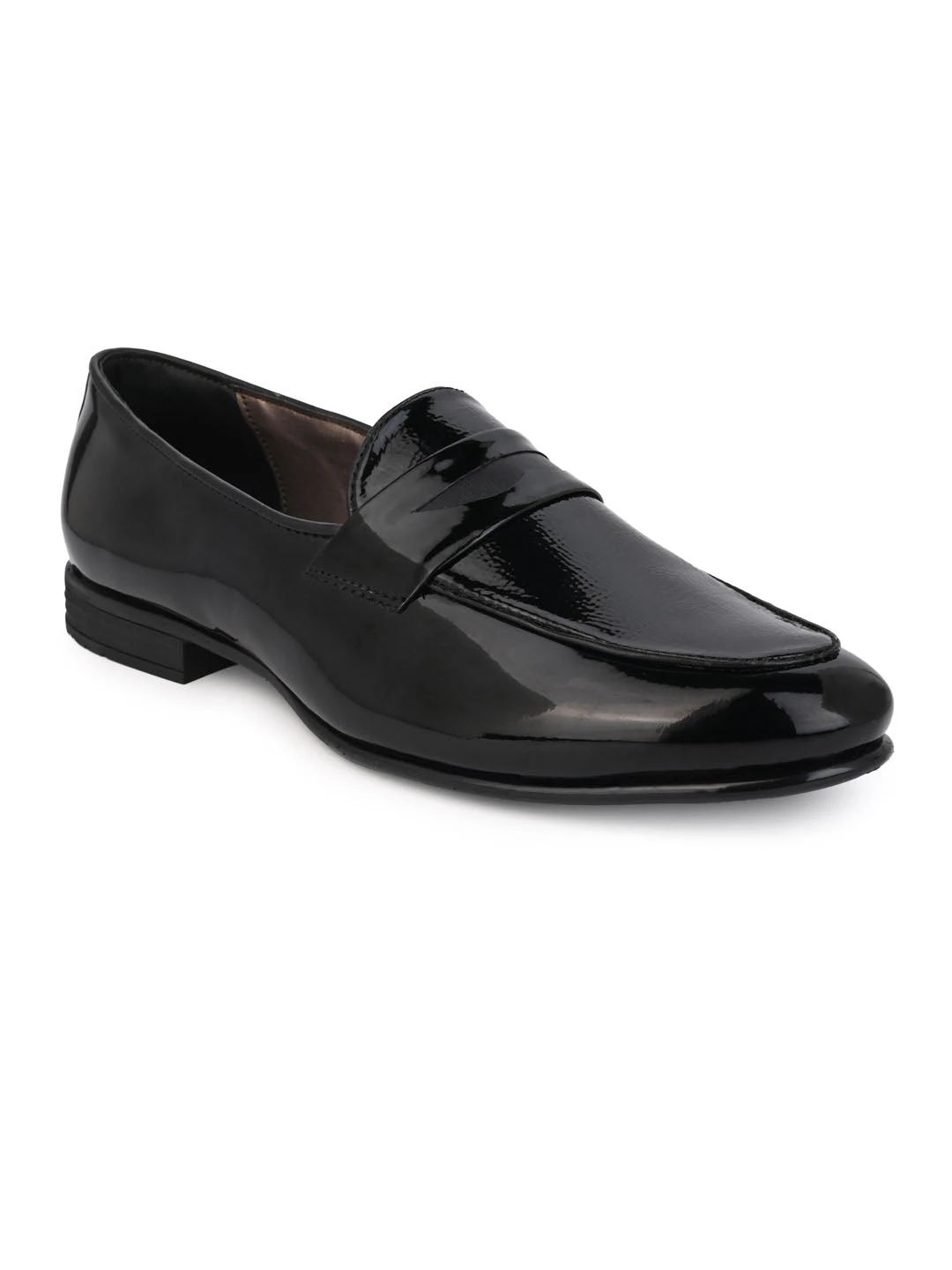 Alberto Torresi Nancy Penny Black Patent Saddle Loaffer 2 Alberto Torresi Nancy Penny Black Patent Saddle Loaffer - Image 2