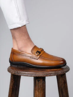 Alberto Torresi Genuine Leather Filter Your Pain Rubber Sole Loafers -Alberto Torresi Sale Store 66940 TAN 3 e319b980 2816 42e5 ac20 fc9fd1ef907a