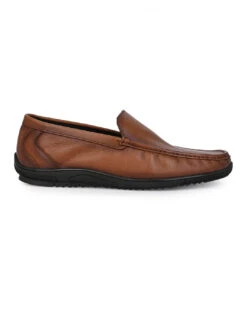 Alberto Torresi Genuine Leather Filter Series Rubber Sole With Padded Comfort Plain Loafers -Alberto Torresi Sale Store 66941 TAN 2 cb1509e3 3c10 413d 981d 98fef3322064