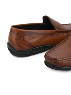 Alberto Torresi Genuine Leather Filter Series Rubber Sole With Padded Comfort Plain Loafers -Alberto Torresi Sale Store 66941 TAN 7 6cea121c 9db7 4517 aa81 bbd84630ab32
