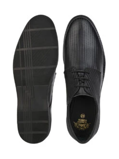 Alberto Torresi Textured Black Leather Office/ Dress Formal Derby Shoes -Alberto Torresi Sale Store 66950 BLACK 5 676eeaf9 f914 4762 bba6 f8c2f9c22364