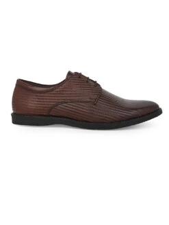 Alberto Torresi Textured Brown Leather Office/ Dress Formal Derby Shoes -Alberto Torresi Sale Store 66950 BROWN 3 7d5fe2ba bf5e 43ef 97fb 6c73a30e8a02
