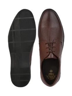 Alberto Torresi Textured Brown Leather Office/ Dress Formal Derby Shoes -Alberto Torresi Sale Store 66950 BROWN 6 d778a422 0eb2 4abc b827 60156f1e807f