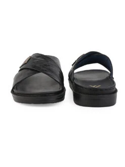 Alberto Torresi Barleta Black Leather Men Slippers -Alberto Torresi Sale Store 67940 BLACK BARLETA 4 04667708 2862 4066 820b 84ba1bd2b92c