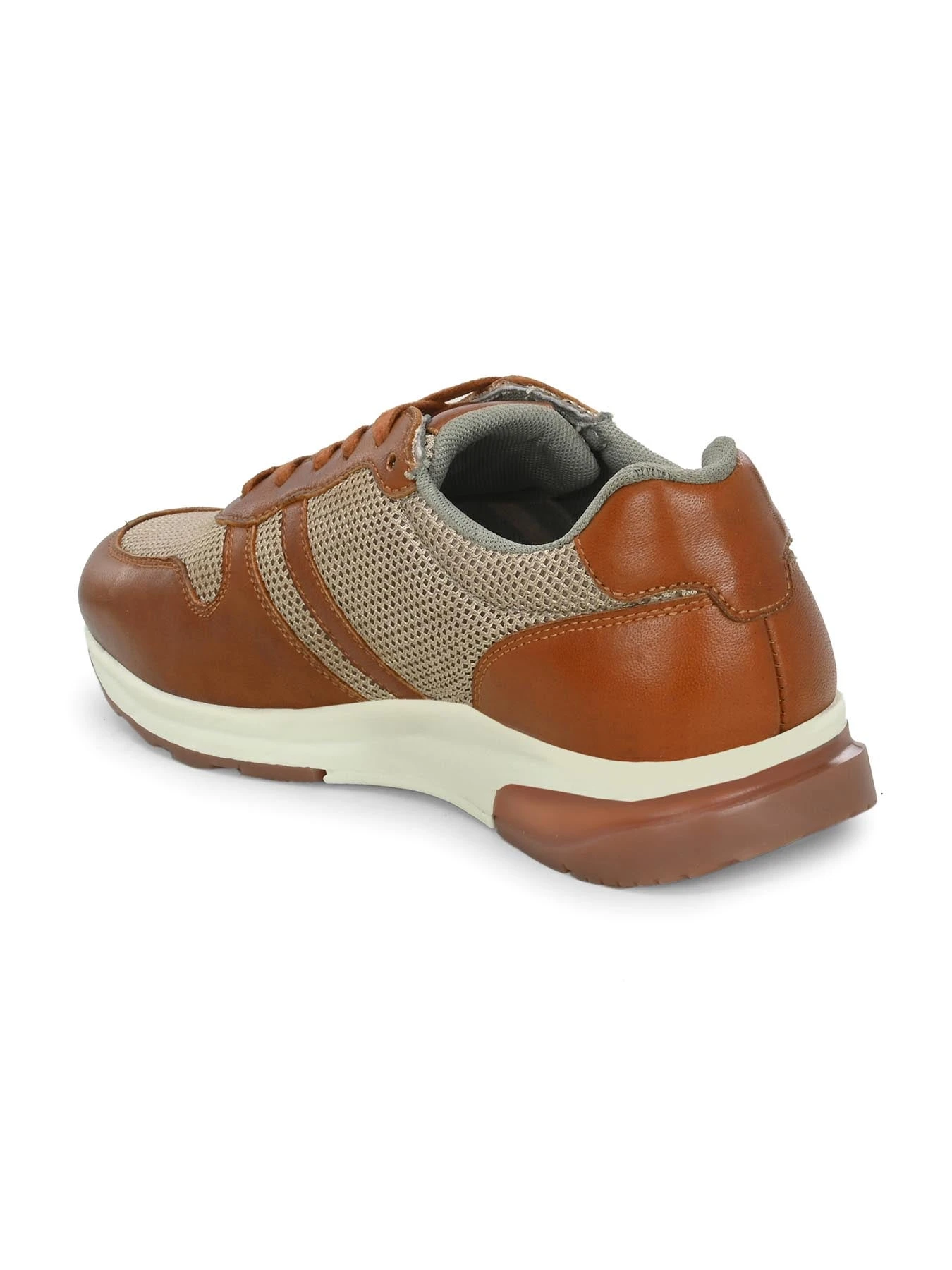 Alberto Torresi Genuine Leather 569 Tan Sneakers 3 Alberto Torresi Genuine Leather 569 Tan Sneakers - Image 3