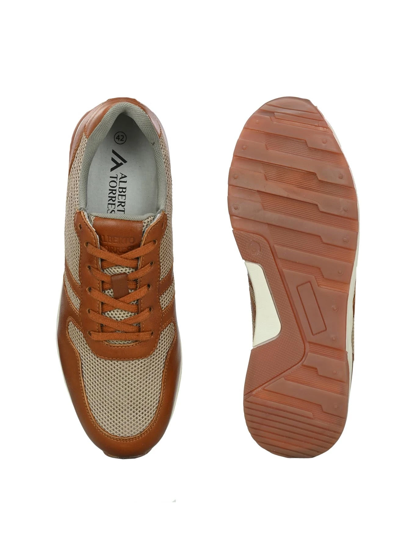 Alberto Torresi Genuine Leather 569 Tan Sneakers 7 Alberto Torresi Genuine Leather 569 Tan Sneakers - Image 7