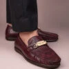 Alberto Torresi Twisty Series 531 Full Flex Rubber Sole Slip In Bordo Casual Loafers -Alberto Torresi Sale Store 88531 BORDO 8