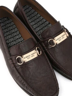 Alberto Torresi Twisty Series 531 Full Flex Rubber Sole Slip In Brown Casual Loafers -Alberto Torresi Sale Store 88531 BROWN 7