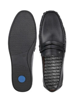 Alberto Torresi Black Faux Leather Loafers For Men -Alberto Torresi Sale Store 88533 BLACK 5 18139d21 e28e 4454 9c63 7e5c2057ba7f