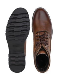 Alberto Torresi Headon Series Devl550 Suede Distress & Pure Grain Brown Leather Ankle Boots -Alberto Torresi Sale Store 88550 BROWN 4