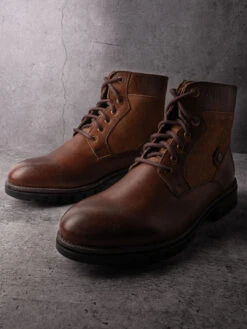 Alberto Torresi Headon Series Devl550 Suede Distress & Pure Grain Brown Leather Ankle Boots -Alberto Torresi Sale Store 88550 BROWN 6