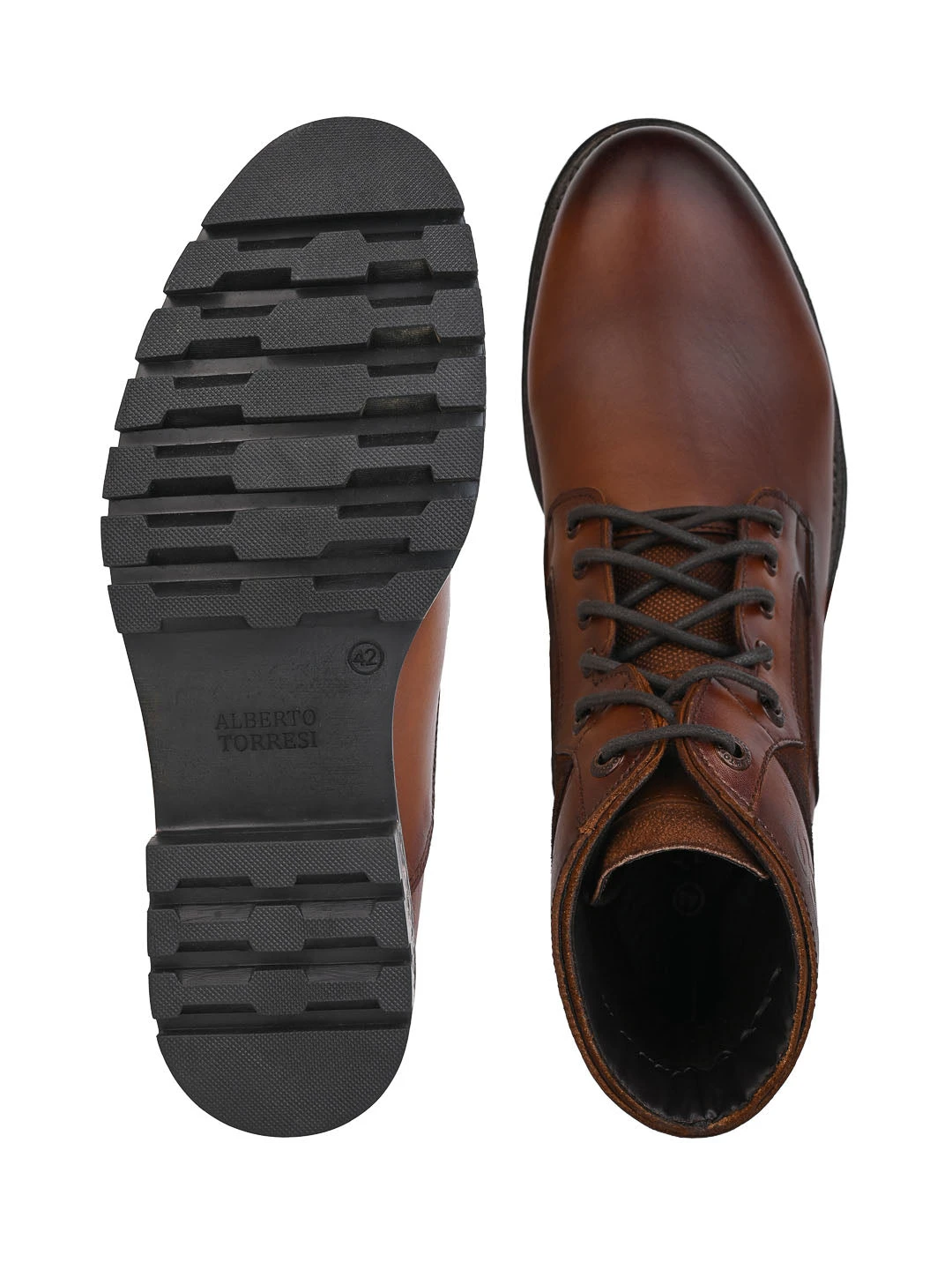 Alberto Torresi Headon Series Devl550 Suede Distress & Pure Grain TanLeather Ankle Boots 6 Alberto Torresi Headon Series Devl550 Suede Distress & Pure Grain TanLeather Ankle Boots - Image 6