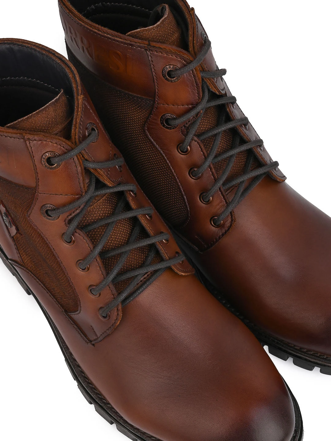 Alberto Torresi Headon Series Devl550 Suede Distress & Pure Grain TanLeather Ankle Boots 7 Alberto Torresi Headon Series Devl550 Suede Distress & Pure Grain TanLeather Ankle Boots - Image 7