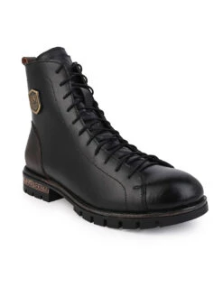 Alberto Torresi HEADON Series Devl 551 Robust TPR Sole Leather Long Boots -Alberto Torresi Sale Store 88551 BLACK 1 46627b76 be3a 4079 97e8 c562c74d6be8
