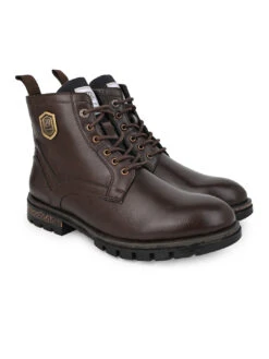 Alberto Torresi Devl 552 Robust Shiny And Masculine Boot With Zipper On Inside For Easy Of Wear -Alberto Torresi Sale Store 88552 BROWN 2