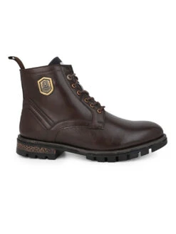 Alberto Torresi Devl 552 Robust Shiny And Masculine Boot With Zipper On Inside For Easy Of Wear -Alberto Torresi Sale Store 88552 BROWN 3