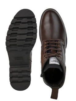 Alberto Torresi Devl 552 Robust Shiny And Masculine Boot With Zipper On Inside For Easy Of Wear -Alberto Torresi Sale Store 88552 BROWN 6