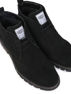 Alberto Torresi Headon Series Devl559 Genuine Suede High Tops For Men -Alberto Torresi Sale Store 88559 BLACK 5