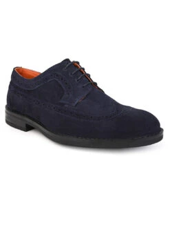 Alberto Torresi Blue Suede Brogues