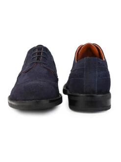 Alberto Torresi Blue Suede Brogues -Alberto Torresi Sale Store 88596 BLUE 4