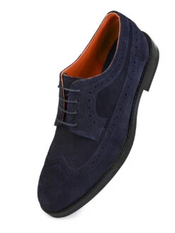 Alberto Torresi Blue Suede Brogues -Alberto Torresi Sale Store 88596 BLUE 5
