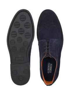 Alberto Torresi Blue Suede Brogues -Alberto Torresi Sale Store 88596 BLUE 6