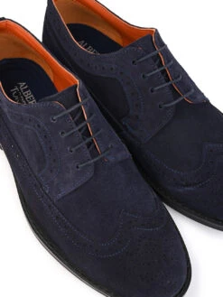 Alberto Torresi Blue Suede Brogues -Alberto Torresi Sale Store 88596 BLUE 7