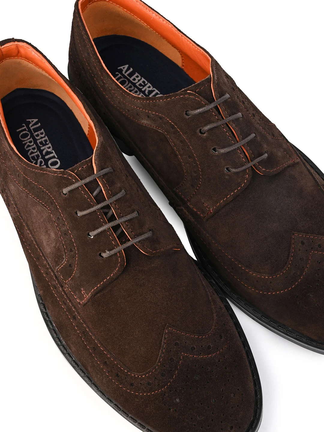 Alberto Torresi Brown Suede Brogues 7 Alberto Torresi Brown Suede Brogues - Image 7