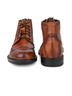Alberto Torresi G.Leather Lloyd Series 597 Tan Brogues Boot -Alberto Torresi Sale Store 88597 TAN 5