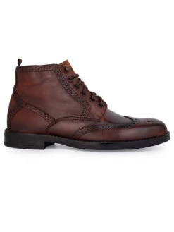 Alberto Torresi G.Leather Lloyd Series 599 Brown Brogues Boot -Alberto Torresi Sale Store 88599 BROWN 4