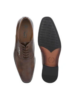 Alberto Torresi Tan Patent Lace Up Formal Shoes -Alberto Torresi Sale Store 88608 TAN PATENT 5