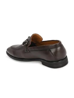 Premium Branded Horsebit Formal Synthetic Loafer With Tpr Sole And Heel Support 13 Premium Branded Horsebit Formal Synthetic Loafer With Tpr Sole And Heel Support -Alberto Torresi Sale Store 88609 BROWN 3
