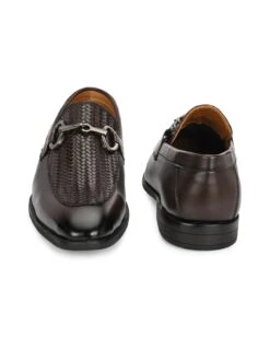 Premium Branded Horsebit Formal Synthetic Loafer With Tpr Sole And Heel Support 15 Premium Branded Horsebit Formal Synthetic Loafer With Tpr Sole And Heel Support -Alberto Torresi Sale Store 88609 BROWN 6