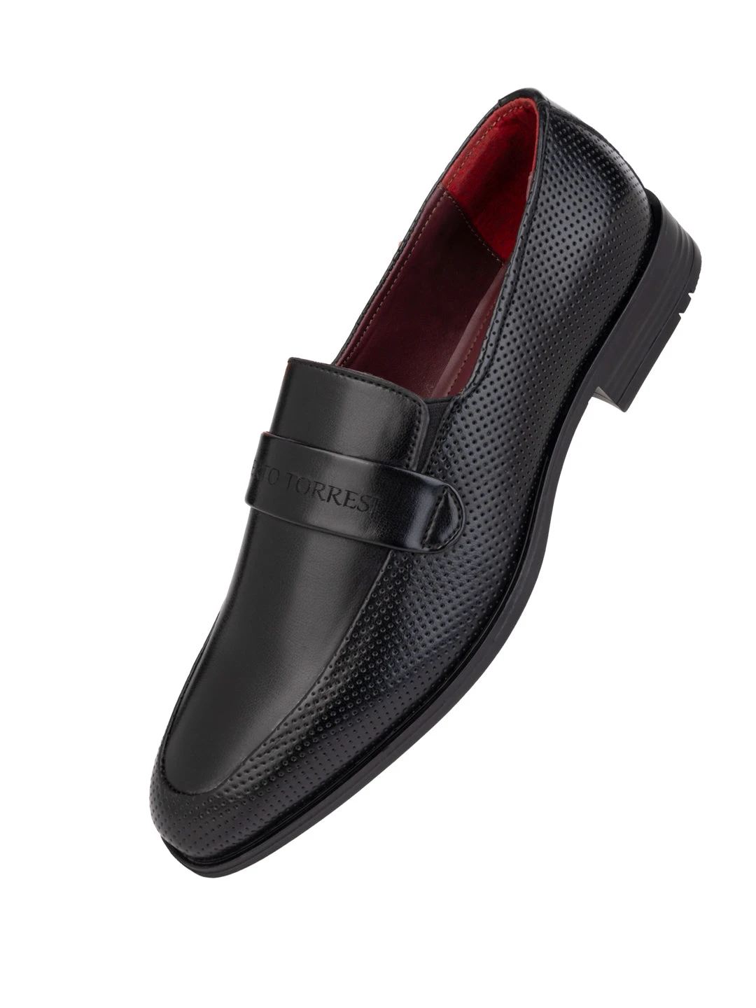 Alberto Torresi Fox Leather Black Slip On Formal Shoes 4 Alberto Torresi Fox Leather Black Slip On Formal Shoes - Image 4