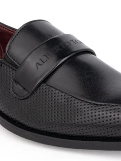 Alberto Torresi Fox Leather Black Slip On Formal Shoes 12 Alberto Torresi Fox Leather Black Slip On Formal Shoes -Alberto Torresi Sale Store 88622BLACK 7