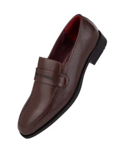 Alberto Torresi Fox Leather Brown Slip On Formal Shoes -Alberto Torresi Sale Store 88622BROWN 4 7e882c41 4aa7 4096 b00d dba237afd5f8