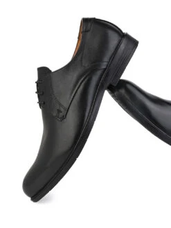 Alberto Torresi Men's Black Leather Formal Derby Shoes -Alberto Torresi Sale Store 88652 Black New 5