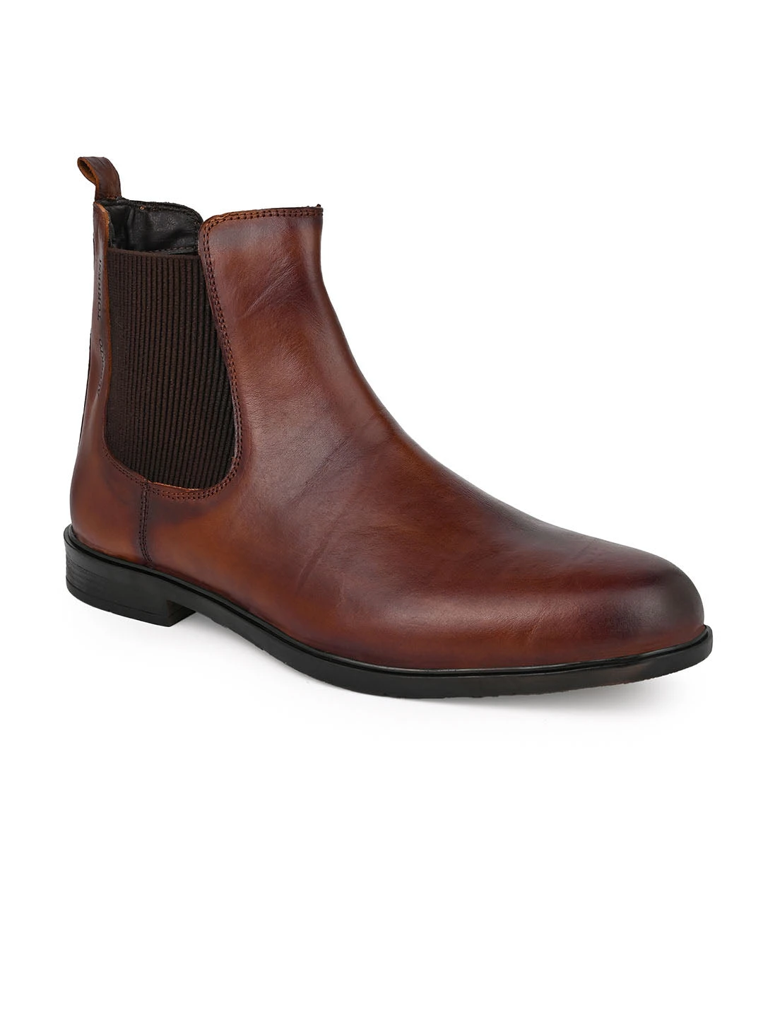 Alberto Torresi Tan Leather Chelsea Boots For Men 2 Alberto Torresi Tan Leather Chelsea Boots For Men - Image 2