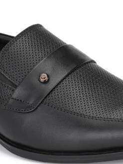 Alberto Torresi Genuine Leather Black Slipon Formal Shoes For Men -Alberto Torresi Sale Store 88662 BLACK 6