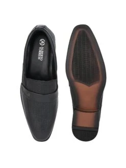 Alberto Torresi Genuine Leather Black Slipon Formal Shoes For Men -Alberto Torresi Sale Store 88662BLACK 6