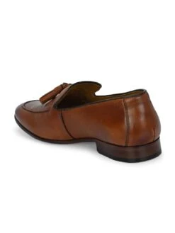 Alberto Torresi Genuine Leather 683 Tan Tassel Loafers For Men -Alberto Torresi Sale Store 88683 TAN 3