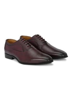 Alberto Torresi Genuine Leather 685 Bordo Office/ Dress Formal Lace Up Shoes -Alberto Torresi Sale Store 88685 BORDO 4