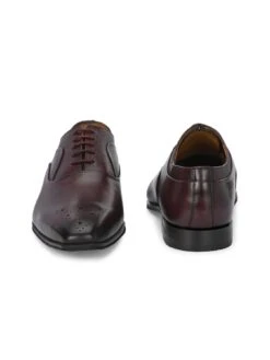 Alberto Torresi Genuine Leather 685 Bordo Office/ Dress Formal Lace Up Shoes -Alberto Torresi Sale Store 88685 BORDO 6