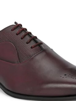 Alberto Torresi Genuine Leather 685 Bordo Office/ Dress Formal Lace Up Shoes -Alberto Torresi Sale Store 88685 BORDO 8
