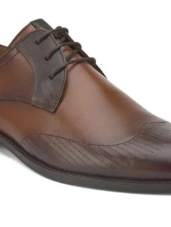Alberto Torresi Genuine Leather Tan Bordo Office/ Dress Formal Lace Ups Shoes -Alberto Torresi Sale Store 88687 TAN BORDO 7